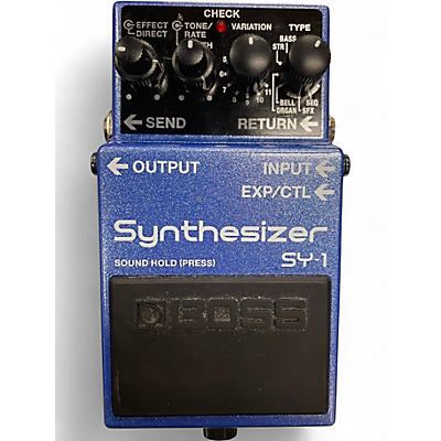 Used BOSS SYNTHESIZER SY-1 Effect Pedal
