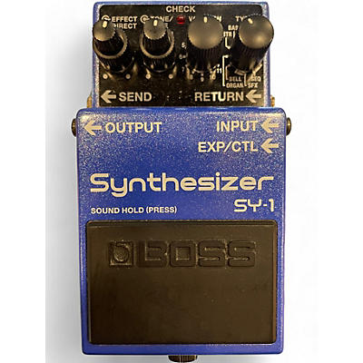 Used BOSS SYNTHESIZER SY-1 Effect Pedal
