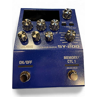 Used BOSS SYNTHESIZER SY-200 Effect Pedal
