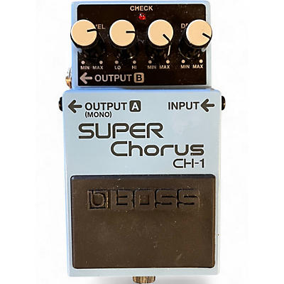 Used BOSS Super Chorus CH-1 Effect Pedal