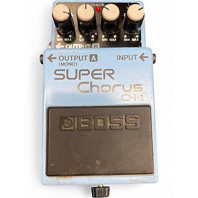 Used BOSS Super Chorus CH-1 Effect Pedal