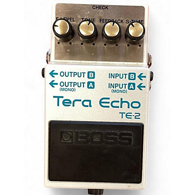 Used BOSS TE2 Tera Echo Effect Pedal