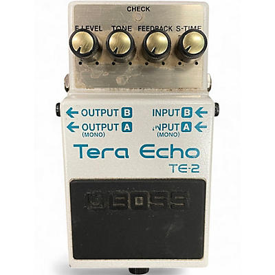 Used BOSS TE2 Tera Echo Effect Pedal