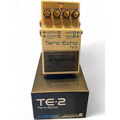 Used BOSS TE2 Tera Echo Effect Pedal