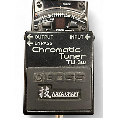 Used BOSS TU3W Waza Craft Chromatic Tuner Pedal