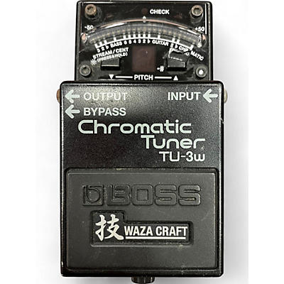 Used BOSS TU3W Waza Craft Chromatic Tuner Pedal