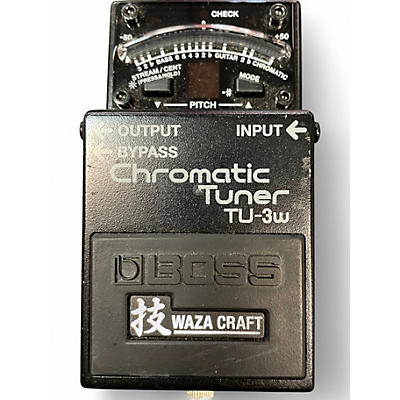 Used BOSS TU3W Waza Craft Chromatic Tuner Pedal