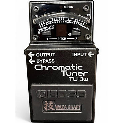 Used BOSS TU3W Waza Craft Chromatic Tuner Pedal