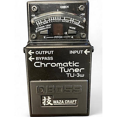 Used BOSS TU3W Waza Craft Chromatic Tuner Pedal