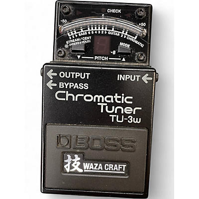 Used BOSS TU3W Waza Craft Chromatic Tuner Pedal
