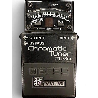 Used BOSS TU3W Waza Craft Chromatic Tuner Pedal