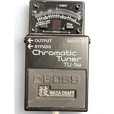 Used BOSS TU3W Waza Craft Chromatic Tuner Pedal