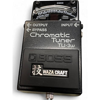 Used BOSS TU3W Waza Craft Chromatic Tuner Pedal