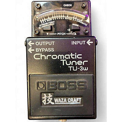 Used BOSS TU3W Waza Craft Chromatic Tuner Pedal
