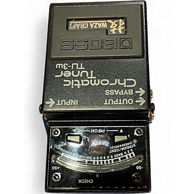 Used BOSS TU3W Waza Craft Chromatic Tuner Pedal