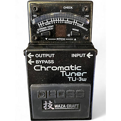 Used BOSS TU3W Waza Craft Chromatic Tuner Pedal