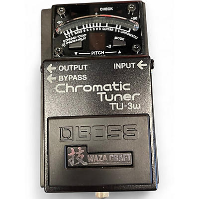 Used BOSS TU3W Waza Craft Chromatic Tuner Pedal