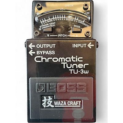 Used BOSS TU3W Waza Craft Chromatic Tuner Pedal