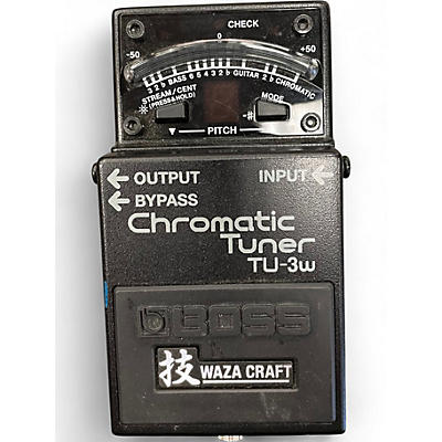Used BOSS TU3W Waza Craft Chromatic Tuner Pedal