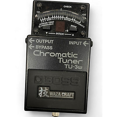 Used BOSS TU3W Waza Craft Chromatic Tuner Pedal