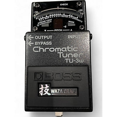 Used BOSS TU3W Waza Craft Chromatic Tuner Pedal