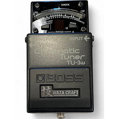 Used BOSS TU3W Waza Craft Chromatic Tuner Pedal