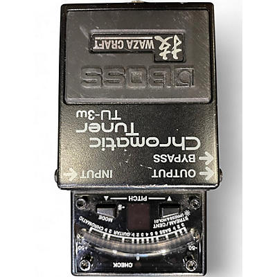 Used BOSS TU3W Waza Craft Chromatic Tuner Pedal