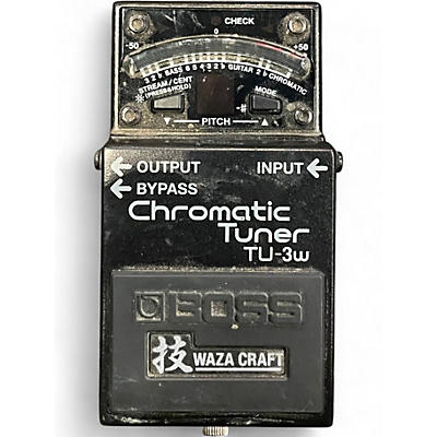 Used BOSS TU3W Waza Craft Chromatic Tuner Pedal