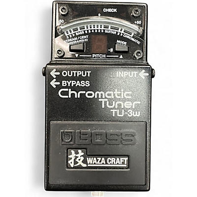 Used BOSS TU3W Waza Craft Chromatic Tuner Pedal