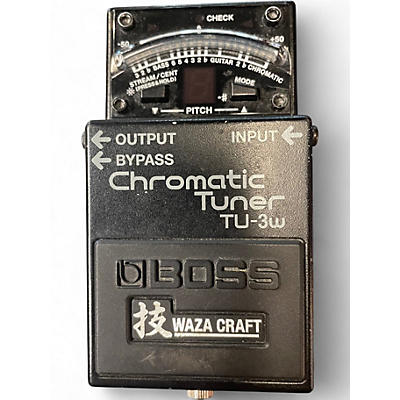 Used BOSS TU3W Waza Craft Chromatic Tuner Pedal