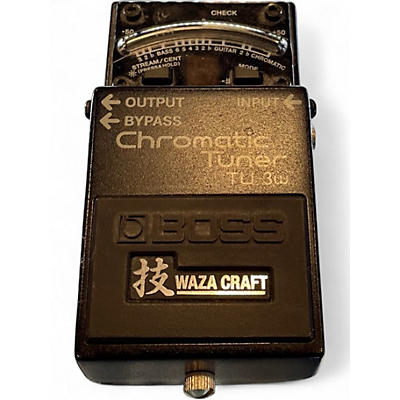 Used BOSS TU3W Waza Craft Chromatic Tuner Pedal