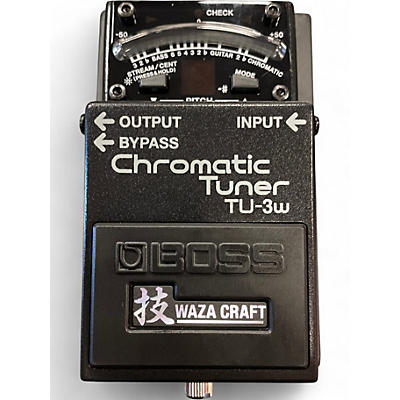 Used BOSS TU3W Waza Craft Chromatic Tuner Pedal