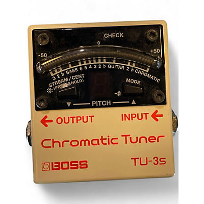 Used BOSS TU3s Chromatic Tuner Tuner Pedal