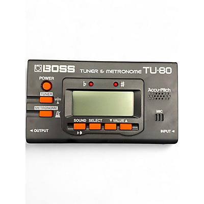 Used BOSS TU80 Tuner and Metronome Tuner Metronome