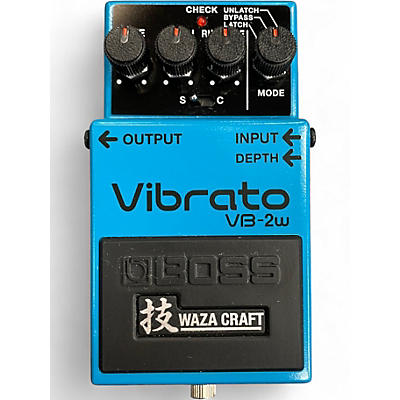 Used BOSS VB-2W VIBRATO Effect Pedal