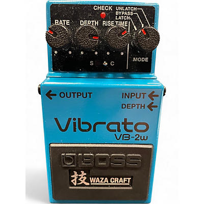 Used BOSS VB-2W Waza Craft Vibrato Effects Effect Pedal