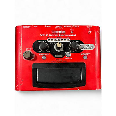 Used BOSS VE-2 Vocal Harmonist Effect Pedal