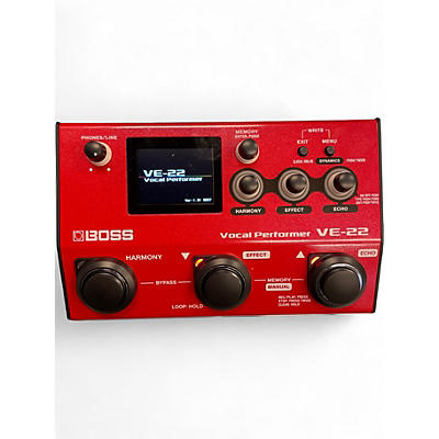 Used BOSS VE22  Vocal Processor