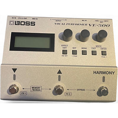 Used BOSS VE500 Vocal Performer Vocal Processor