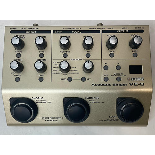 BOSS Used BOSS VE8 Acoustic Singer Effect Processor