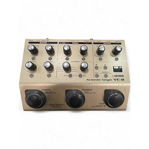 Used BOSS VE8 Acoustic Singer Effect Processor