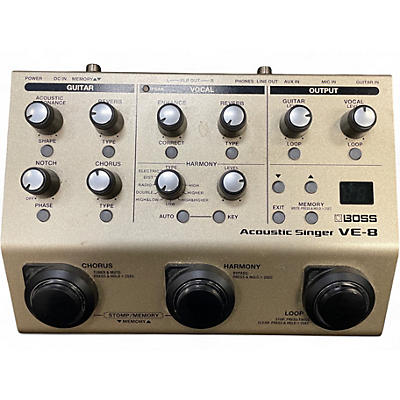 Used BOSS VE8 Acoustic Singer Effect Processor