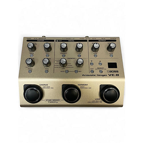 Used BOSS VE8 Acoustic Singer Effect Processor