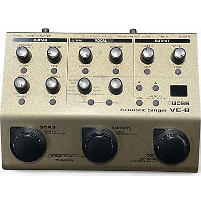 Used BOSS VE8 Acoustic Singer Effect Processor