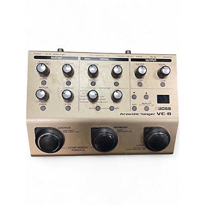 Used BOSS VE8 Acoustic Singer Effect Processor