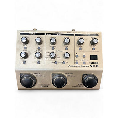 Used BOSS VE8 Acoustic Singer Effect Processor