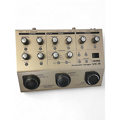 Used BOSS VE8 Acoustic Singer Effect Processor