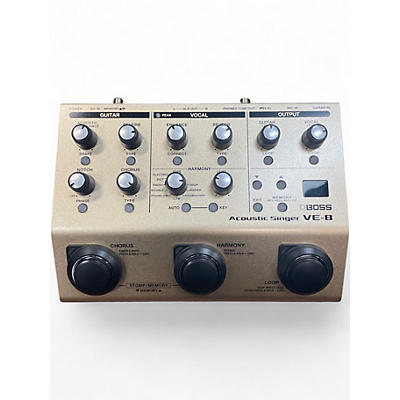 Used BOSS VE8 Acoustic Singer Effect Processor