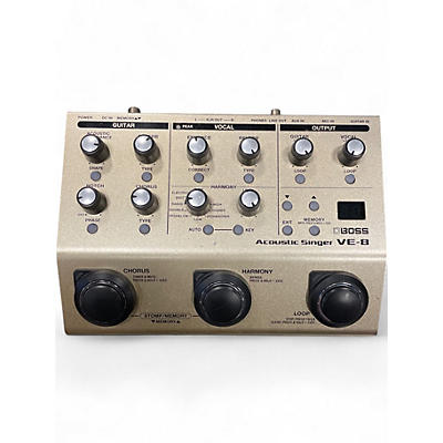 Used BOSS VE8 Acoustic Singer Effect Processor