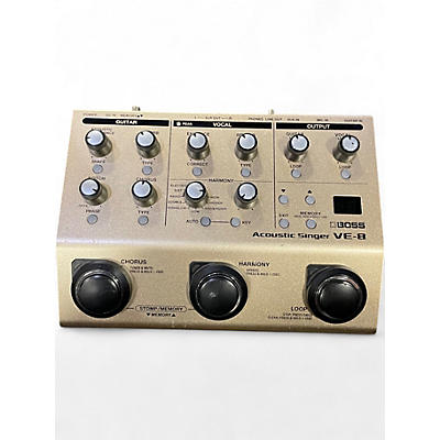 Used BOSS VE8 Acoustic Singer Effect Processor